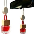 thumbnail image 1 of Hanging Car Freshener Car Diffuser Bottle,Glass Car Air Freshener Bottle with Wooden Cap,Hanging Essential Oil Fragrance Pendants for Car Decor,Can DIY Air Freshners Diffuser, 1 of 5