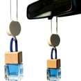 thumbnail image 1 of Hanging Car Freshener Car Diffuser Bottle,Glass Car Air Freshener Bottle with Wooden Cap,Hanging Essential Oil Fragrance Pendants for Car Decor,Can DIY Air Freshners Diffuser, 1 of 5