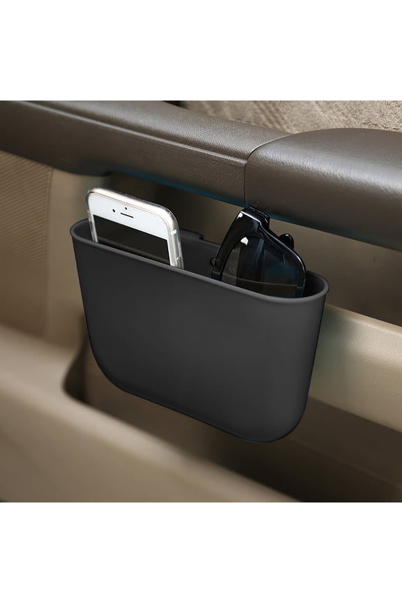 Hanging Car Can Universal Car Door Pocket Garbage Portable Container With Clip Garbage Organizer Holder for Wallet Cell Phone
