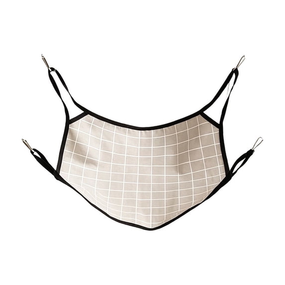 Hanging Cat Bed Hammock Breathable Foldable Pet Lounger for Indoor Cats, Space-Saver Sleeping Basket for Cat Crate, Cool Resting Mat for Small Pets