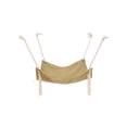 thumbnail image 1 of Hanging Cat Bed, Hammock Swing, Rope Hammock, 18.5*18.5*19.7in, Solid Khaki, Indoor Enclosure Resting, Cat Supplies, Tassel, 1 Pc, 1 of 4