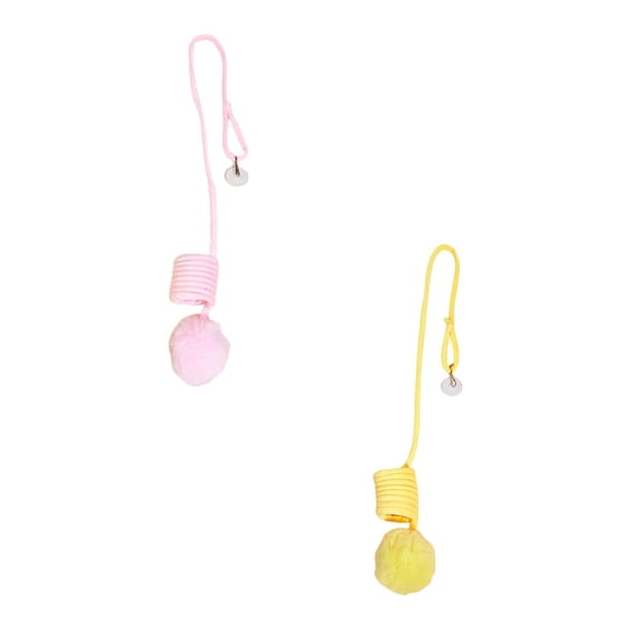 Hanging Cat Teaser Stick New Interactive Cat Teaser Retractable Toys Cats Spring Toys Upgrade Self Play Hanging