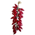 thumbnail image 1 of Hanging Ceramic RED Jalapeno RISTRA , Mexican Decor , Home Decor , Ceramic Vegetables , RISTRA , Mexico , Kitchen Decor , COCINA Mexicana , JALAPENOS DE Ceramica, 1 of 3
