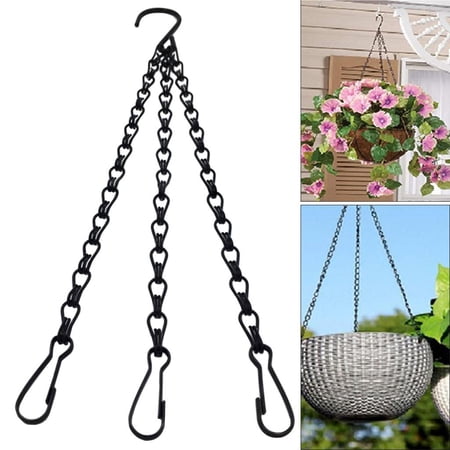 Hanging Chains for Plants Flower Pot Basket Chains Chain Hangers Hanging Planter Basket Hanging Flower Pots 50cm