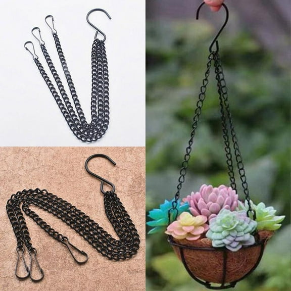 Hanging Chains for Plants Flower Pot Basket Chains Replacement Chain Hangers 35.5Cm Smile Home