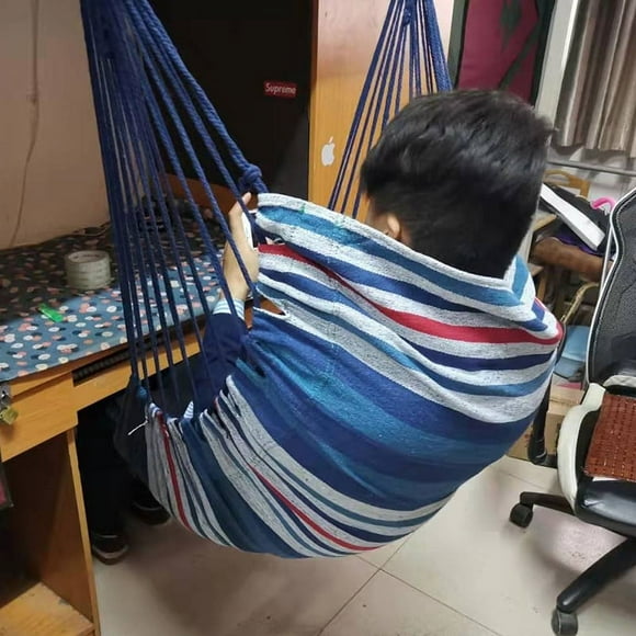 Hanging Chair College Students' Dormitory Hammock Swing Rocking Chair Children's Cradle Student Dormitory Lazy Artistic Chair-Purple