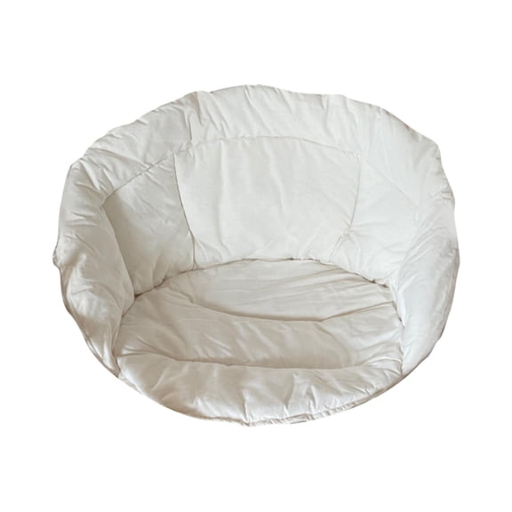 Hanging Chair Seat Cushion Garden Rocking Cradle Removable Pads Home Bedroom white