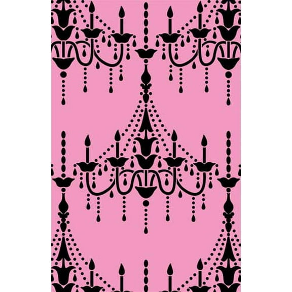 Hanging Chandelier Wallpaper Wall Stencil SKU #3635 by Designer Stencils