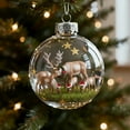 thumbnail image 1 of Hanging Christmas Reindeer Ornament with Calf for Festive Holiday Home Decor, 1 of 2