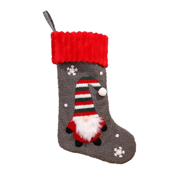 Hanging Christmas Stockings Merry Christmas Socks Christmas Candy Stockings Bag Candy Hold Fireplace Ornaments Decor