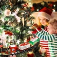 thumbnail image 1 of Hanging Christmas Train Set Christmas Train Toy For Boys Girls, Train Toy Set Around Under The Christmas Tree, Best Christmas Decoration Indoor For Families，B, 1 of 7