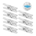 thumbnail image 1 of VORCOOL 50-Pack Spring Clips for Hanging Clothes, Photos, Paper - Mini Plastic Line Clamps Set, 1 of 6