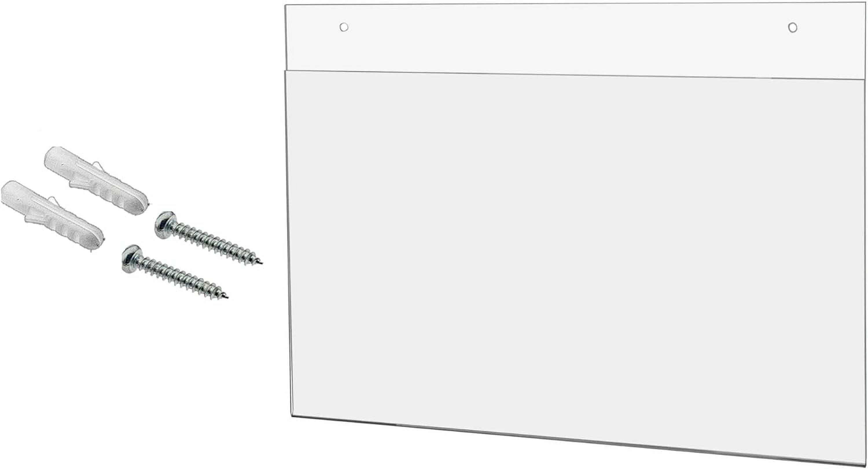 Hanging Clear Sign Holder 14 X 8 5 With Hanging Hardware For Hours Of hanging-clear-sign-holder-14-x-8-5-with-hanging-hardware-for-hours-of
