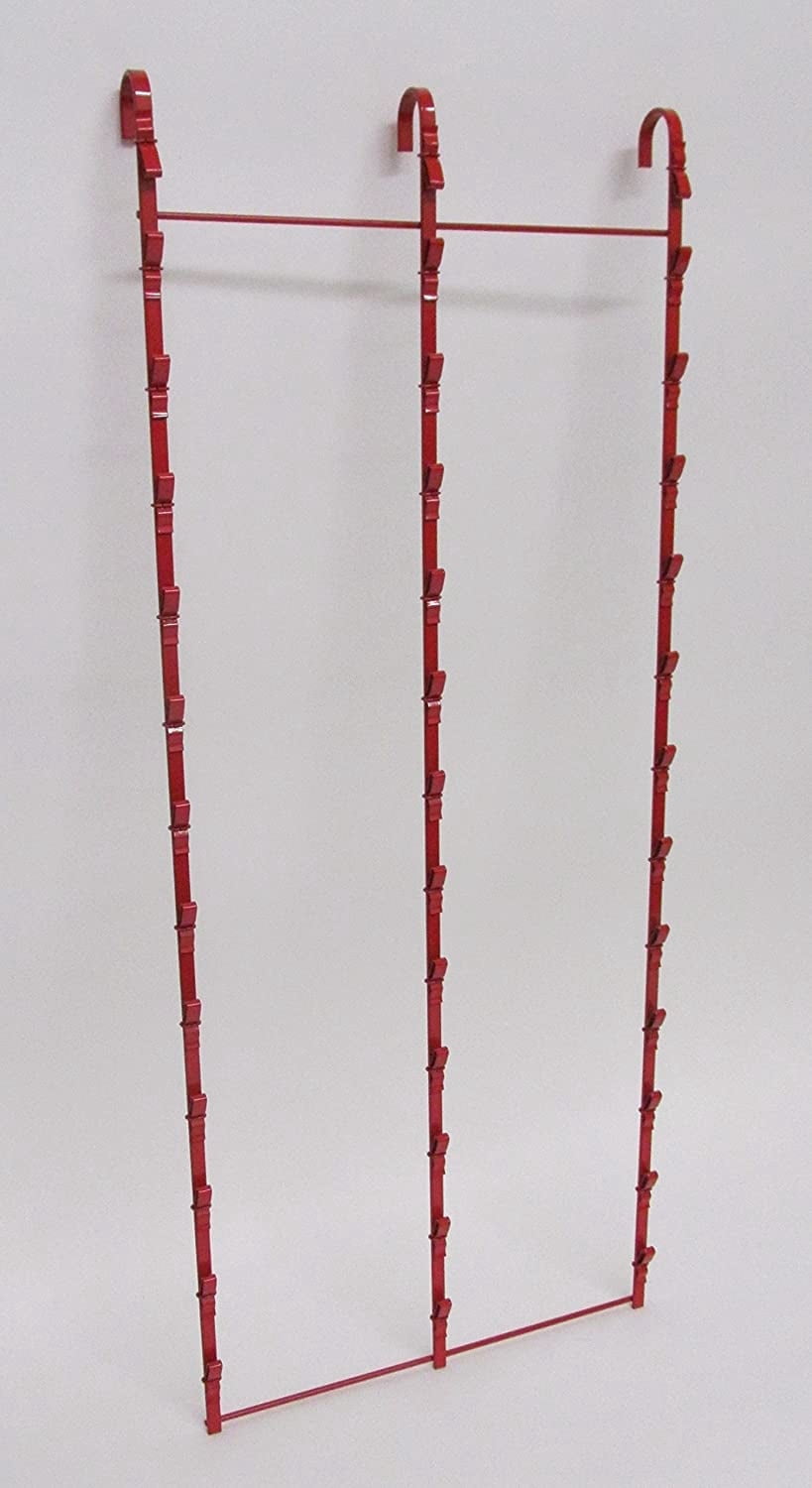Hanging Clipper Display Grid Panel Rack 36 Clips Red - Walmart.com