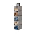 thumbnail image 1 of Hanging Closet Organizer, Multi Layer Storage Bag with Foldable Shelves, Fabric for Bedroom and Laundry Room, 1 of 7