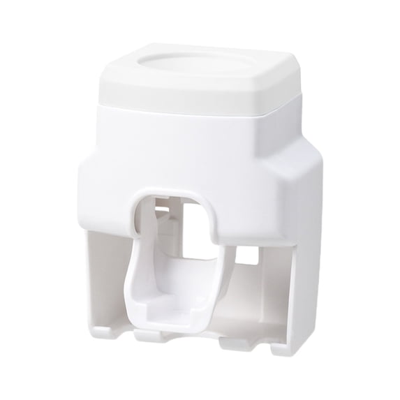 Toothpaste Dispenser without Drilling Wall Mounted Automatic Squeezer Toothbrush Hanger Easy To Operate Face Nail Face Drilling Strong Load Bearing Personal Care Tool without Drill