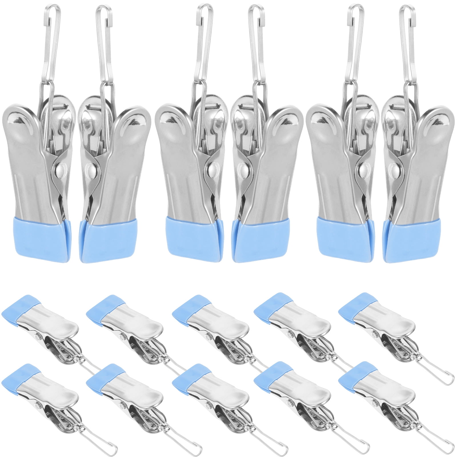 Hanging Clothes Pin Hooks 20 Pcs Clothespin with Buckle up Hat Clip Windproof Quilt Clothespins Blanket Clamps Walmart