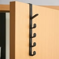 thumbnail image 1 of Hanging Clothes Rack, Portable Wall Mounted Hat Storage Rack, Clothes Hook Behind The Door, Heavy Dute Hanger for Home Office, 1 of 5