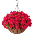 thumbnail image 1 of Hanging Coco Flowerpot with Chain Artificial Daisy Flowers for Outdoor Decoration, 1 of 6