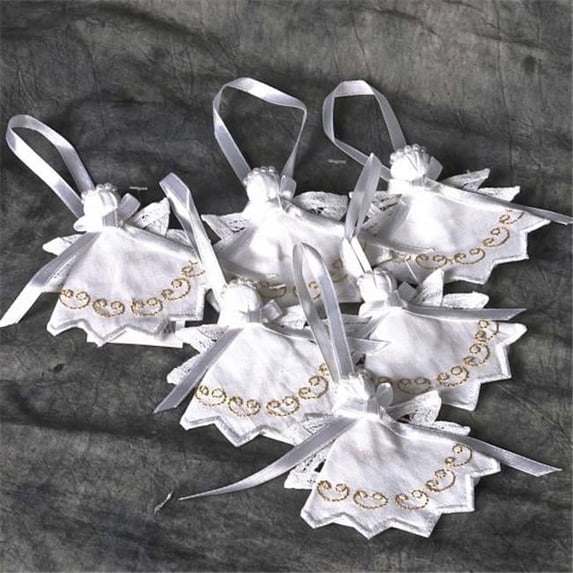 Hanging Cotton Angels - 3.2 in.