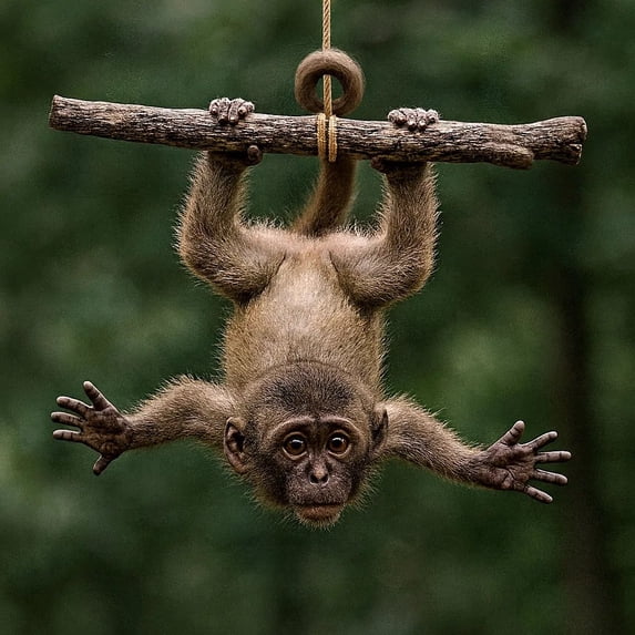 Hanging Critter Ornament, Realistic Animal Hanging Decoration for Garden Patio Tree Porch and Home Display Decorative Accent