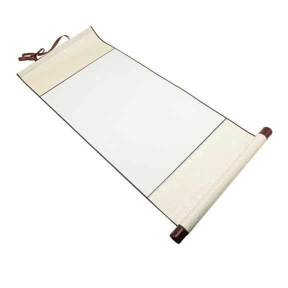 Hanging Decor Writing Reel Multi-function Blank Scroll Calligraphy Multifunction White Paper Cloth