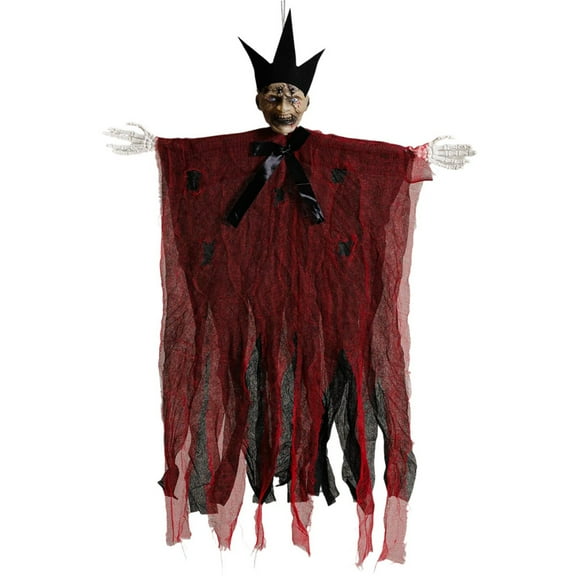 Hanging Decoration Prop With Realistic Witch Face, High Quality Fabric Body And Hands For Durable Use, Perfect For Haunted House Room Party Door Decor Creepy