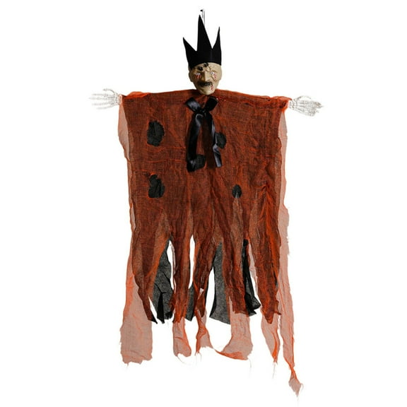 Hanging Decoration Prop With Hands Fabric Body Realistic Witch Face Lightweight High-Quality Fabric For Haunted House Room Party Door Ambiance
