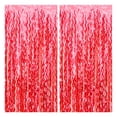 thumbnail image 1 of Hanging Decorations 5-pack Vibrant Foil Fringe Curtains for Party Backdrops Diy Photo Booth Props Wavy Tinsel Curtains for Birthday Decorations, 1 of 8