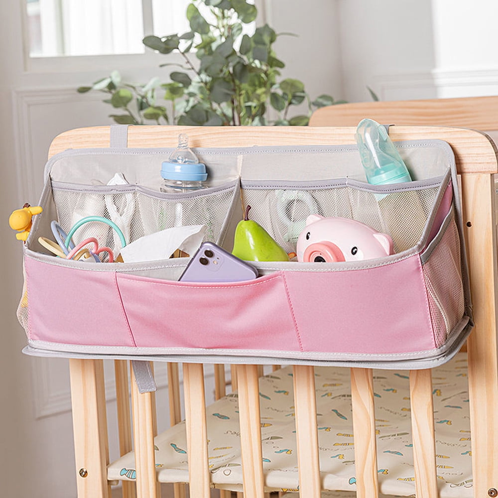 Husfou Hanging Diaper Caddy Organizer - Diaper Stacker for Changing Table,  Crib, Playard or Wall & Nursery Organization, Baby Shower Gifts for Newborn  