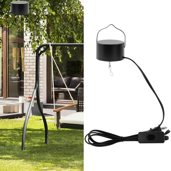 Hanging Display Motor Metal Rotating Motor Straight Plug in Wind Spinner Motor Easy to Install Hanging Display Motor with Metal Carrying Handle Suitable for Living Rooms