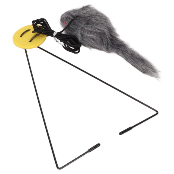 Hanging Door Funny Cat Toys, Exercise Relieve Anxiety Door Hanging Mouse Cat Toy Retractable With Triangular Hook For Cats