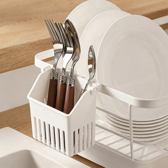 Hanging Drainage Storage Basket Plastic Organizer Bin Compact & Ventilated Design Fast-Drying & Space-Saving Ideal for Kitchen and Bathroom Sink Storage