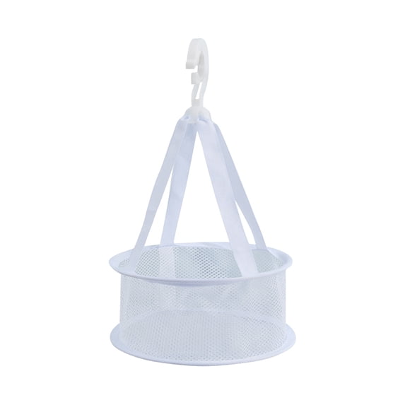 Hanging Drying Basket with 360 Degree Rotation, Windproof Foldable Polyester Mesh Rack, Multi-Functional Laundry Dryer for Underwear and Socks