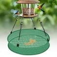 thumbnail image 1 of Hanging Durable Bird Feeder With Collection Tray (Mesh Seed Catcher), 1 Pack Includes 4 Hooks & Storage Bag, Garden Yard Bird Feeding Net For Attracting Wild Birds, Outdoor Spill, 1 of 7