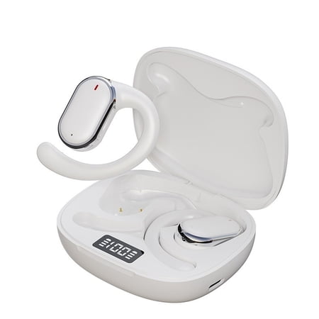 Hanging Ear Sports Bluetooth Earphones With Digital Display And Long Battery Life