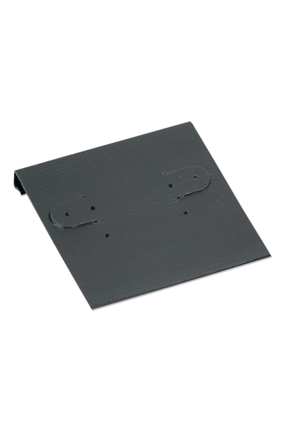 Hanging Earring Card - Black Ribbed Paper 2x2 (Package of 100)