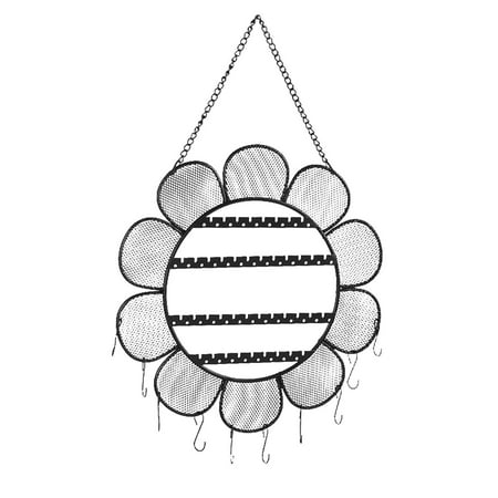Segolike Hanging Earrings Organizer Wall Mounted Earring Display for Bracelets Dangle Black