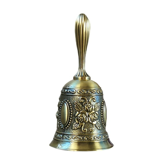 Hanging Easter Decorations For The Home Retro Metal Tone Copper School Dinner Shop Hand Bell Tea Bell Hand Held,Brown Desktop Dress Up