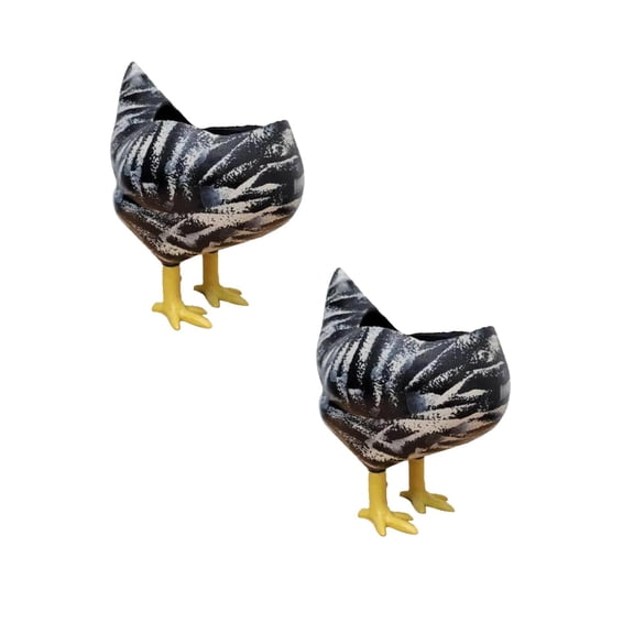 Hanging Easter Decorations For The Home Small Chicken Butt Planter Succulent Planter Cactus Planter Unique Pot Funny Planter Farm Planter Chicken Gift Farmhouse Decor,Black Desktop Dress Up