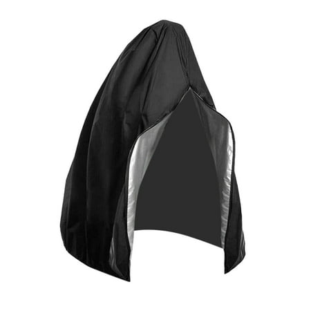 Hanging Egg Chair Cover Water Dust Patio Single Swing Seat Rain Covers Black 115x190x1cm