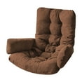 thumbnail image 1 of Hanging Egg Chair Cushions with Back Support, Removable Swing Cushion Replacement, Padded Sleeper Bed, Couch Recliner for Indoor/Outdoor, Coffee, 1 of 8