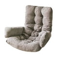 thumbnail image 1 of Hanging Egg Chair Cushions with Back Support, Removable Swing Cushion Replacement, Padded Sleeper Bed, Couch Recliner for Indoor/Outdoor, Gray, 1 of 8