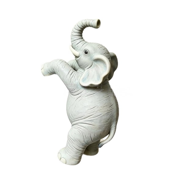 Hanging Elephant Flower Pot Animal Sculpture Planter for Balcony & Garden Aesthetic Home Bedroom Decoration Gift