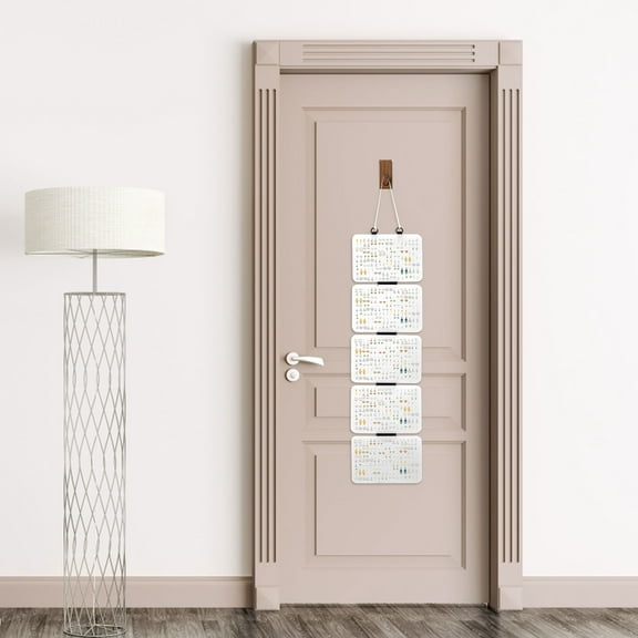 Hanging Enamel Pin Display Panel Felt Lapel Pin Board Foldable Enamel Pin Organizer Hanging Earring Organizer With 5 Loose-leaf Board Pieces for Jewelry Pins