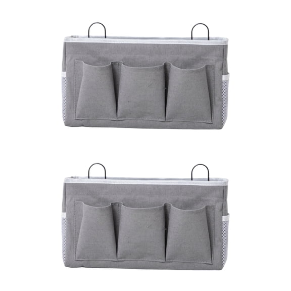 Hanging Fabric Holder Including Large Main Section And 5 Extra Pockets For Resting Zone Cooking Area Bathroom Arrangement