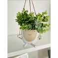 thumbnail image 1 of Hanging Face Planter | People Planter | Hanging Planter | Succulent Planter | Planter for Plants | Cute Planter | Adorable Planter, 1 of 2
