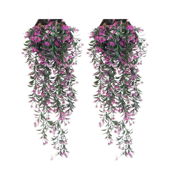 Hanging Fake Plant Flowers Indoor Outdoor Wall House Decoration Flowers Nice ε` L4S9