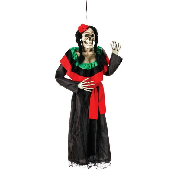 Hanging Female Dia de los Muertos Doll