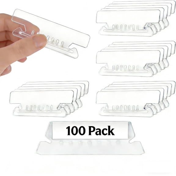 Hanging File Folder Tabs,100 Sets of File Folder Labels, 3" File Tabs for Hanging Folders with 100 Inserts